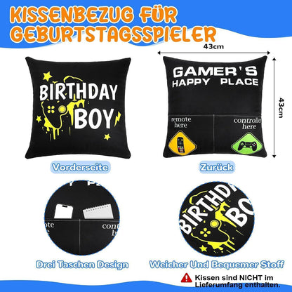 Gamer Geschenkset 18. Geburtstag | Kissen, Becher & Socken