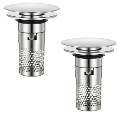 Pop-up Abflusssieb Edelstahl mit Sieb für Waschbecken & Dusche