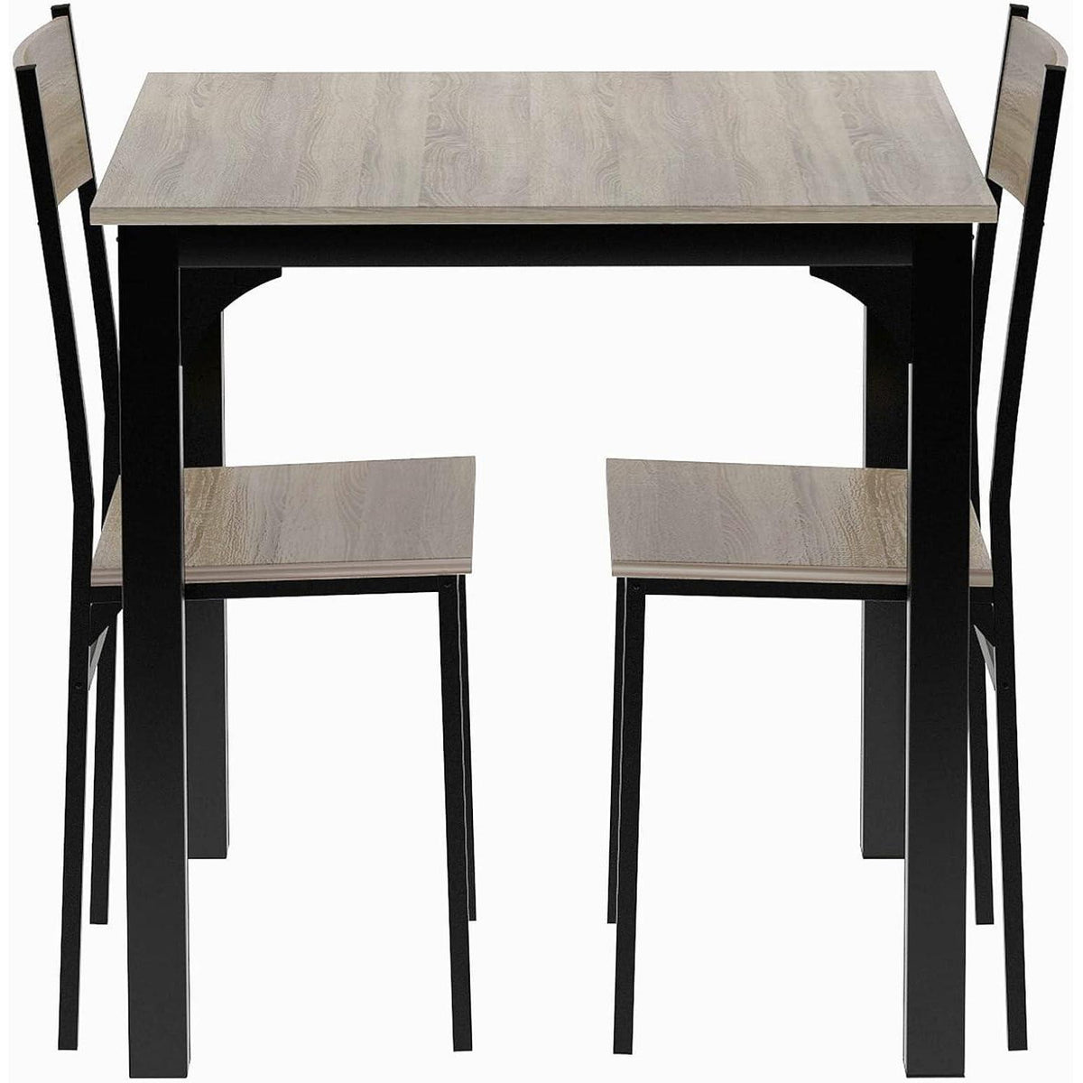 Kompaktes Esstisch-Set mit 2 Stühlen – Modern & Platzsparend