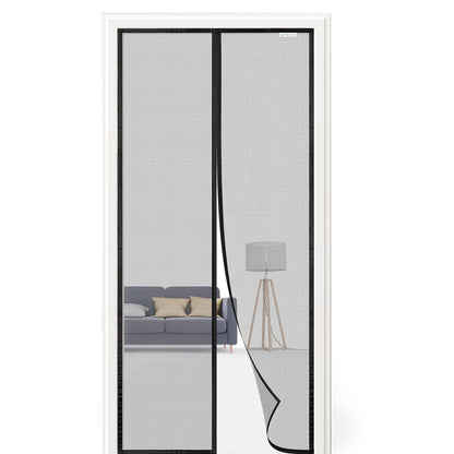 Fliegengitter Tür 85x190 cm – Magnet, Bohren Frei, Für Balkon & Terrasse