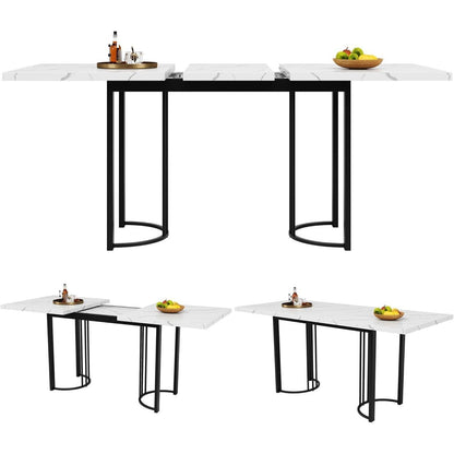 Ausziehbarer Esstisch Weiß 140-179,5 cm – Modern & Vielseitig