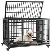 Faltbarer Hundekäfig mit 3 Türen – 82x52x56 cm