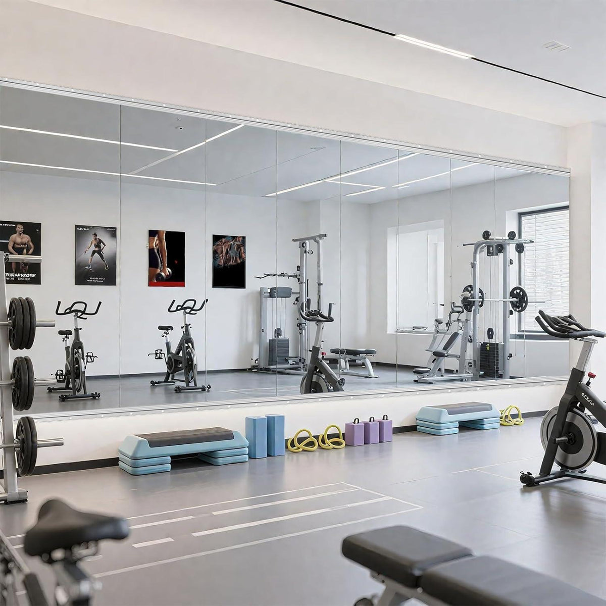 2x Ganzkörperspiegel 122x61cm – Fitness, Yoga & Wandmontage