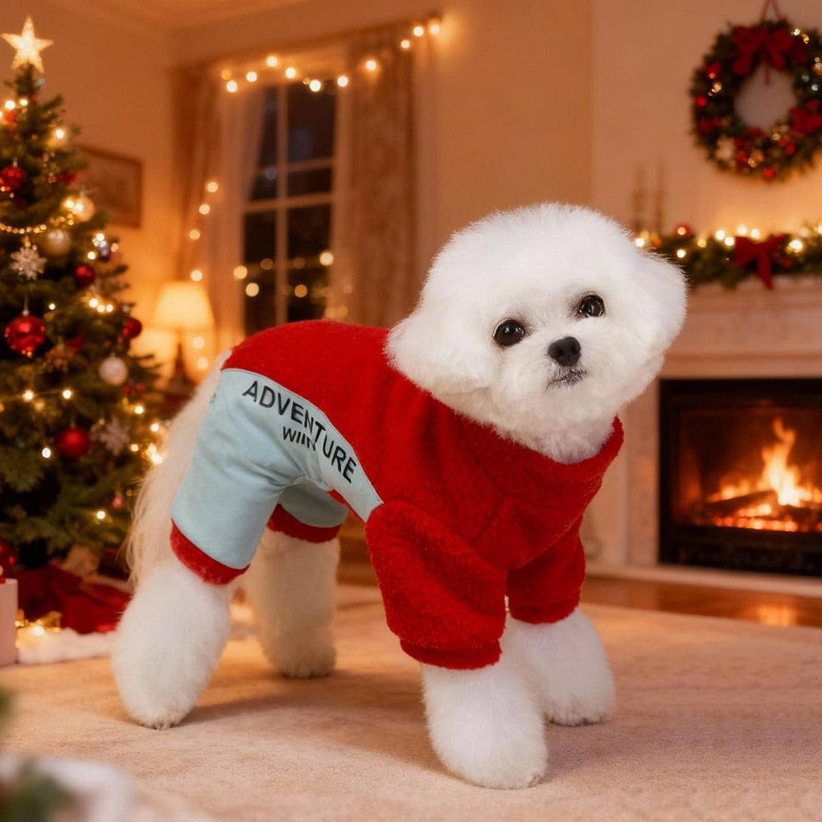 Fleece Hundepullover Rot XL – Winterwarmer Sweater für Kleine Hunde