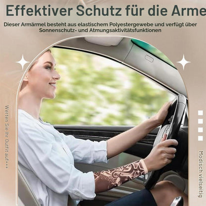 6er Set Tattoo Ärmel Sonnencreme Armlinge für Party & Cosplay