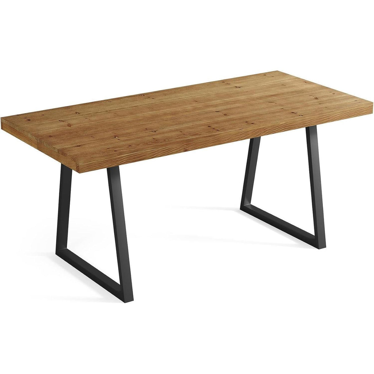 Industrietisch Esstisch Massivholz 160cm Braun