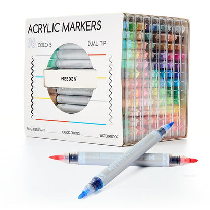Acrylstifte Set 96 Farben – Doppelspitze für Kunst & Basteln