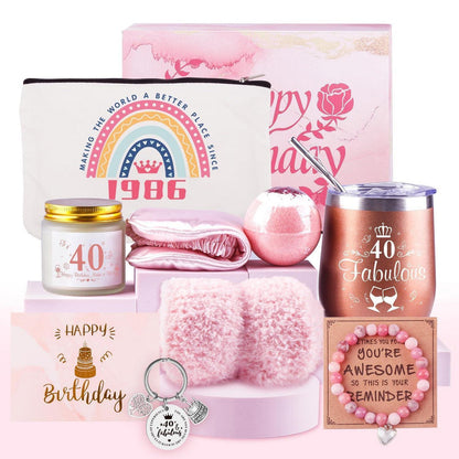 Geschenkset 40. Geburtstag für Frauen – Wellness & Überraschung