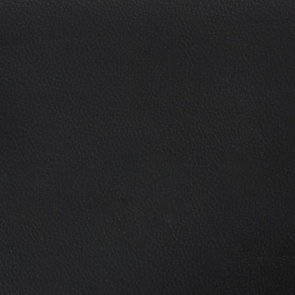 Chesterfield Sessel Schwarz Kunstleder 1-Sitzer
