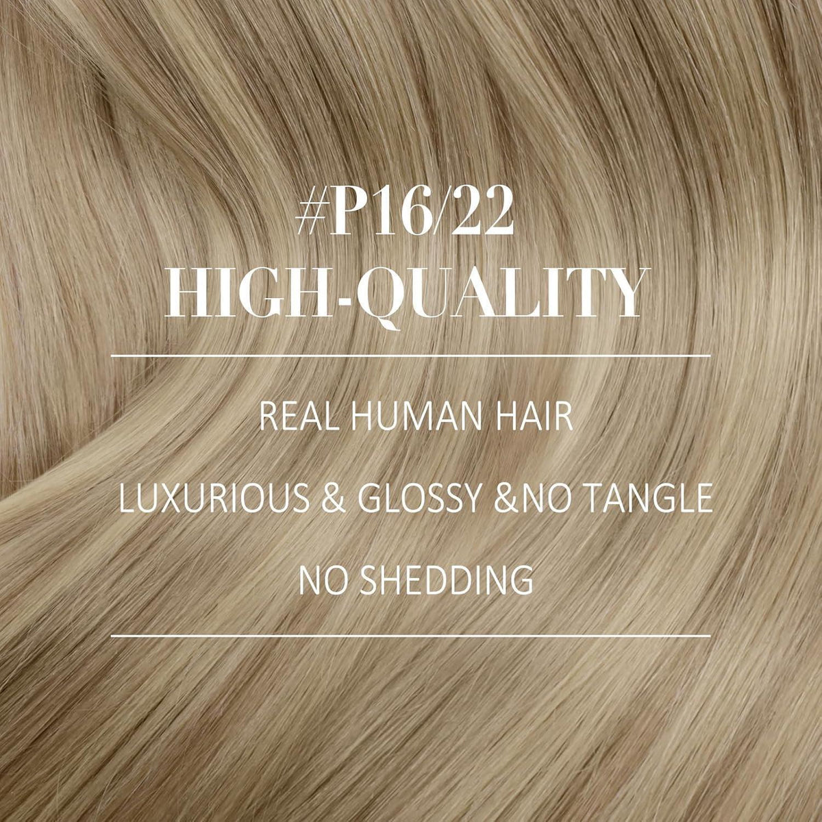 Echthaar Nanoring Extensions Blond 60cm – Natürliche Verlängerung