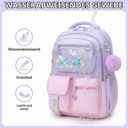 Schulrucksack Mädchen 1.-6. Klasse Rosa-Violett – Leicht & Ergonomisch