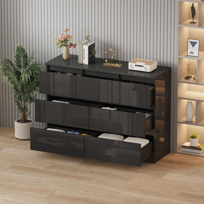 Weiße Kommode mit 6/7/8 Schubladen – Schlafzimmer Sideboard