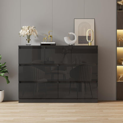 Weiße Kommode mit 6/7/8 Schubladen – Schlafzimmer Sideboard