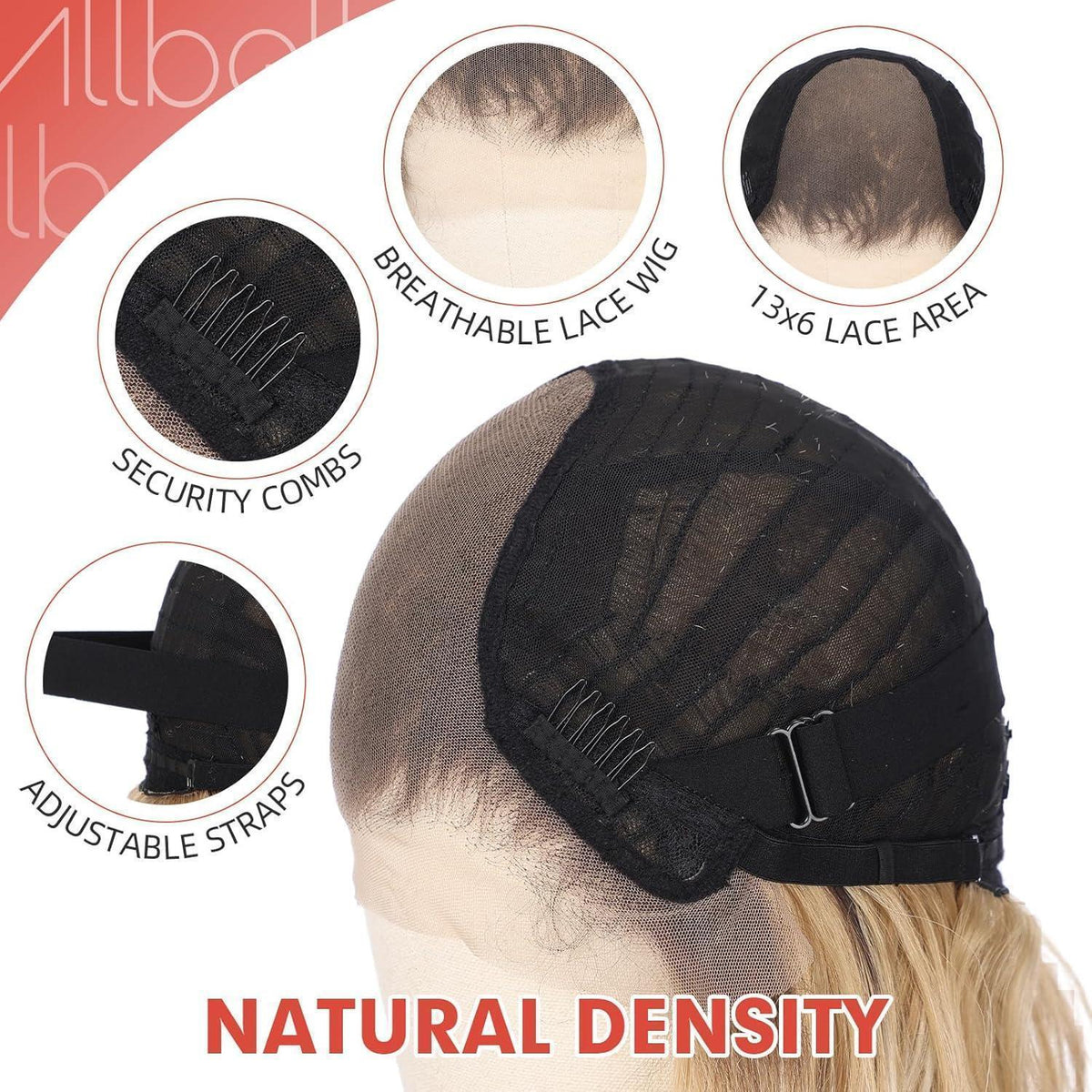Graue 22 Zoll Body Wave Lace Front Perücke mit HD Lace