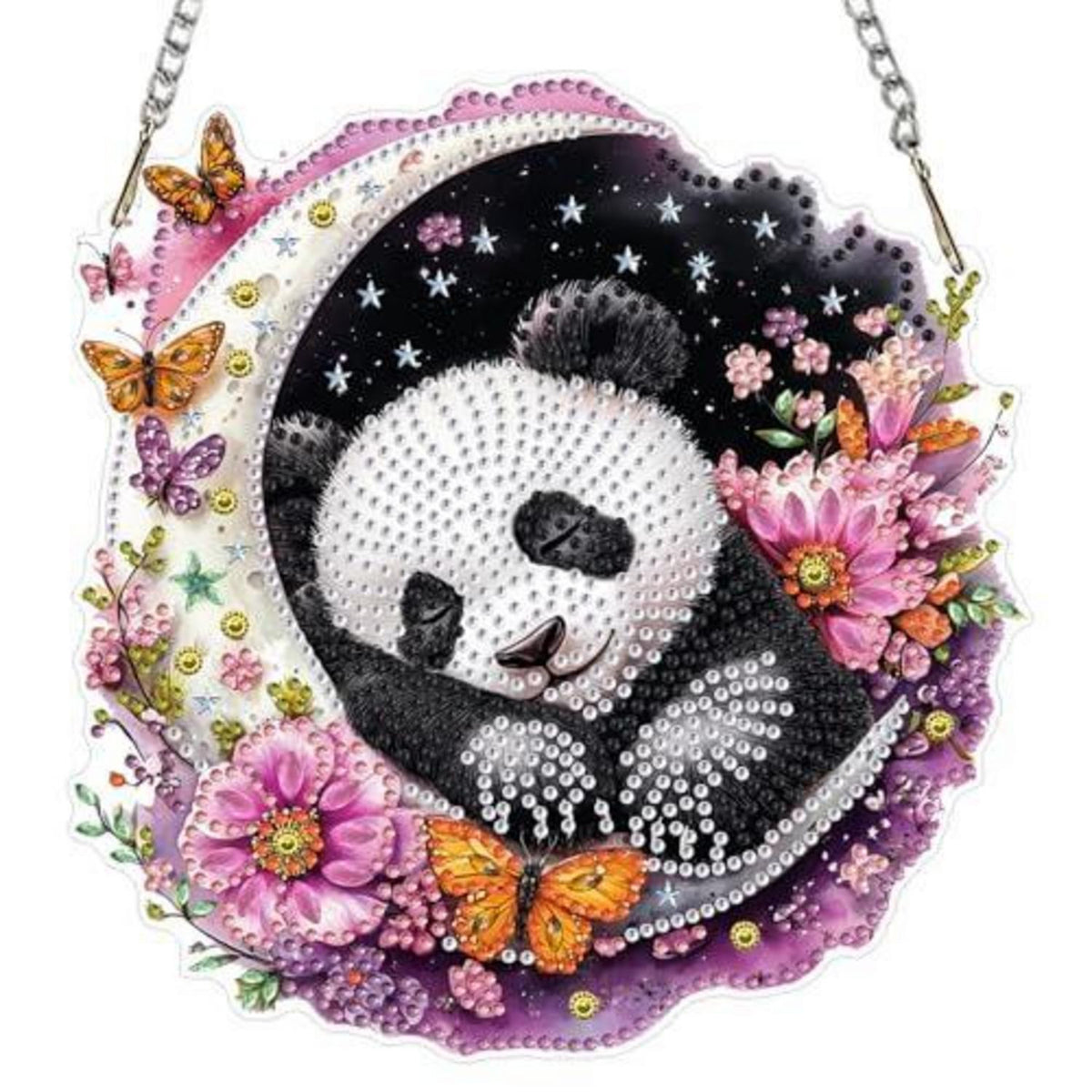 Diamantmalerei Panda Fensterbild 5D Suncatcher Bausatz