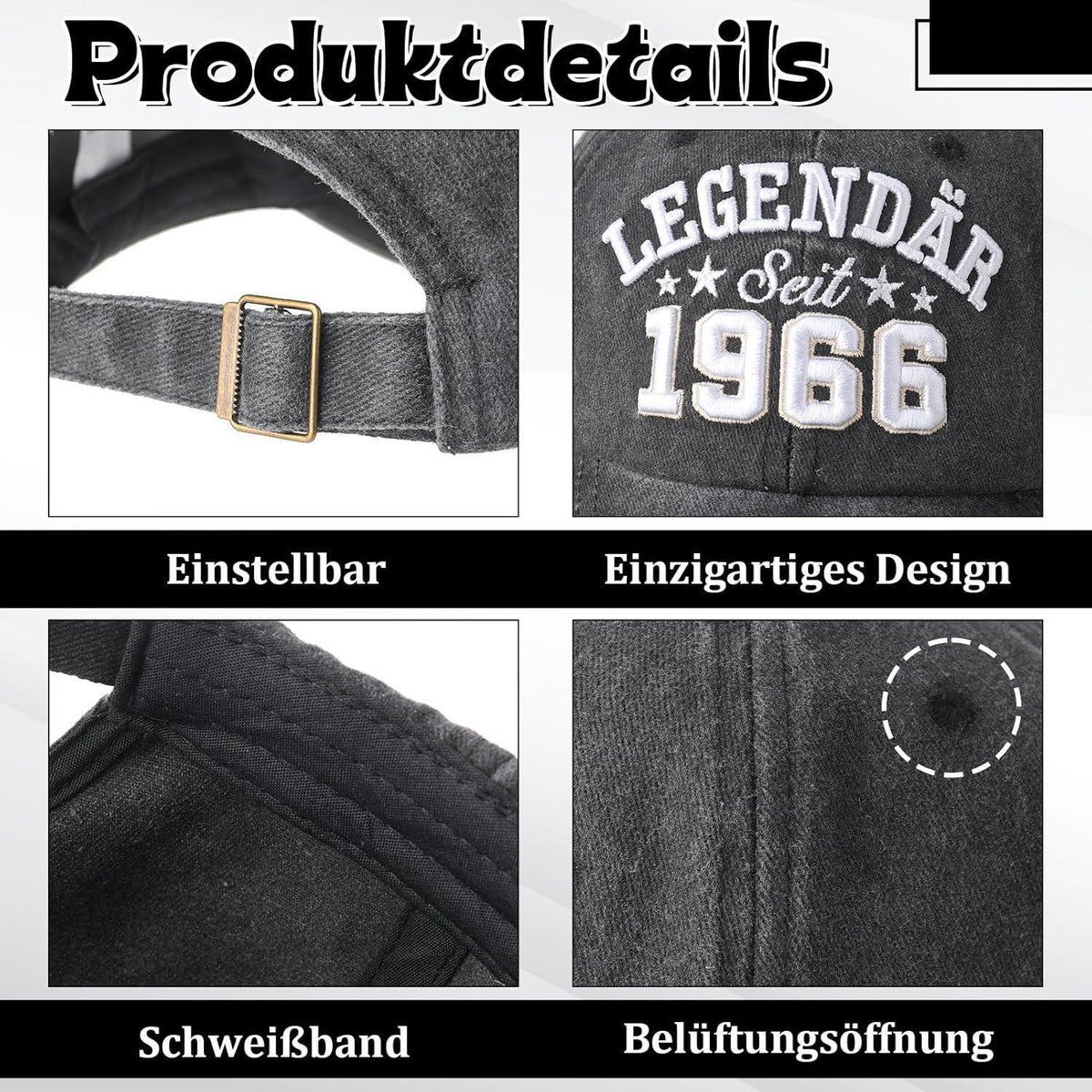 60. Geburtstag Geschenk für Mann: Kappe & Socken Set