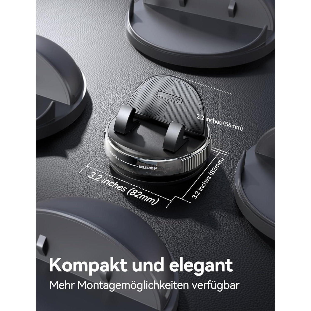 Handyhalterung Auto Armaturenbrett mit Gel & Saugnapf