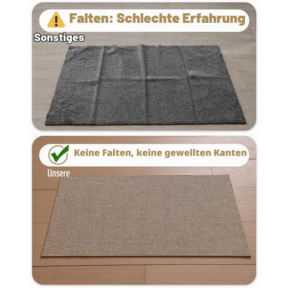 Schmutzfangmatte Innen 60x90cm – Anthrazitgrau & Kamelbraun