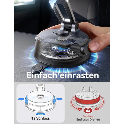 JOYROOM Magsafe Autohalterung Dreifach Faltbar & Vakuum