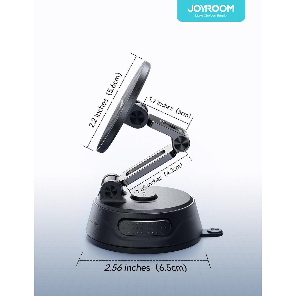 JOYROOM Magsafe Autohalterung Dreifach Faltbar & Vakuum