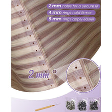 Blond Highlight Echthaar Tressen – Sew-in Weft Extensions 45cm