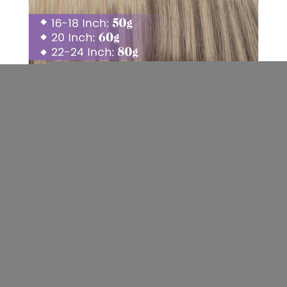 Echthaar Tressen Blond Balayage Ombre 45cm Zum Einnähen