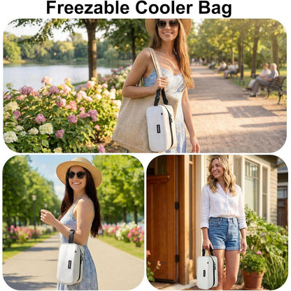 Mini Kühltasche mit Kühlakkus – Lunchtasche für unterwegs