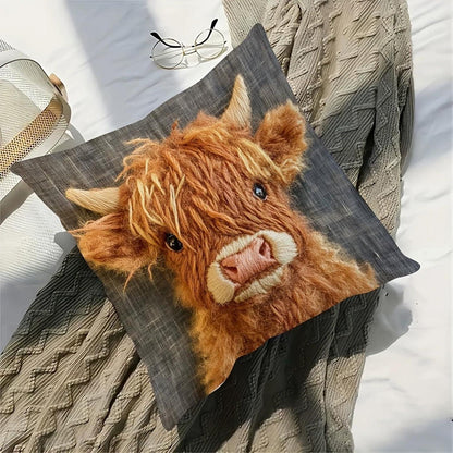 2er Set Kissenbezüge Niedliche Tiere 45x45cm