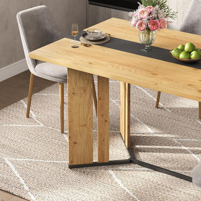 Esstisch 150cm Eiche Skandinavischer Stil Holz Esstisch