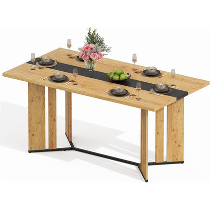 Esstisch 150cm Eiche Skandinavischer Stil Holz Esstisch