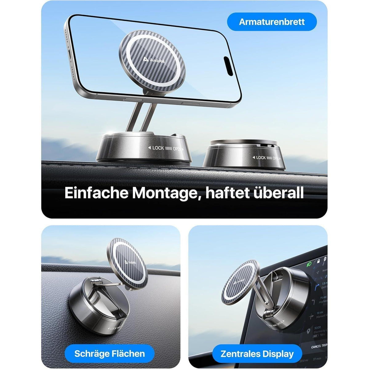 Magnetische Handyhalterung Auto Magsafe 360° Drehbar