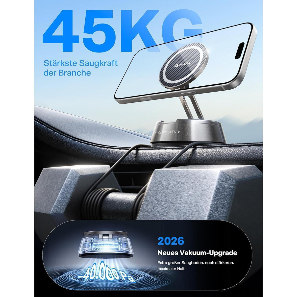 Magnetische Handyhalterung Auto Magsafe 360° Drehbar