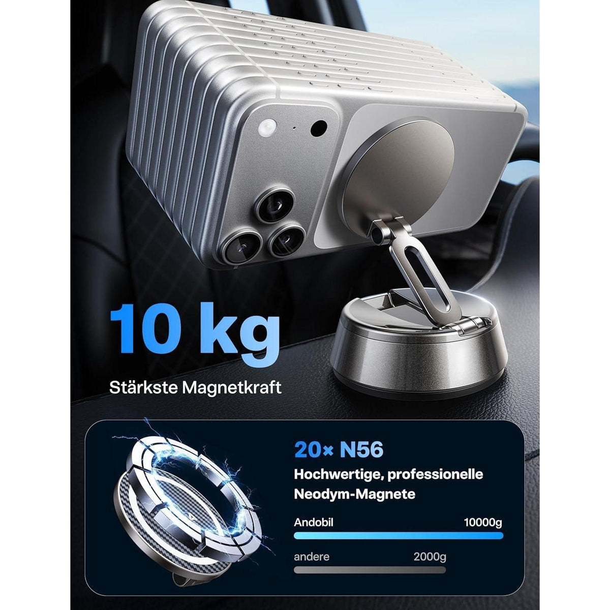 Magnetische Handyhalterung Auto Magsafe 360° Drehbar