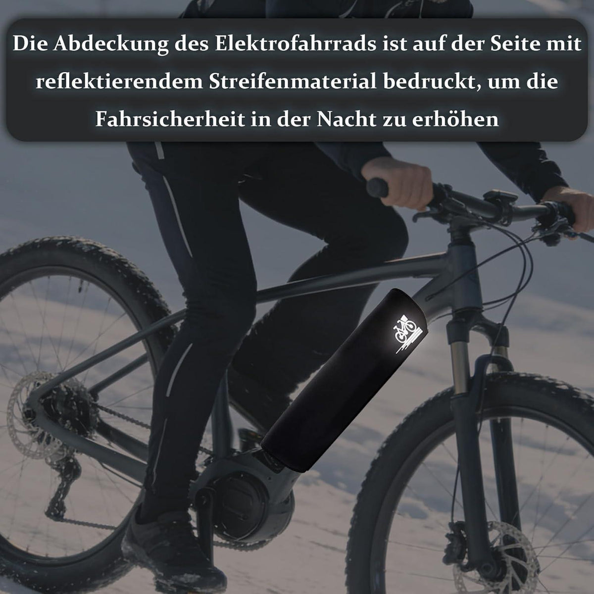 Ebike Akku Schutzhülle Wasserdicht für Fahrrad 28-34cm