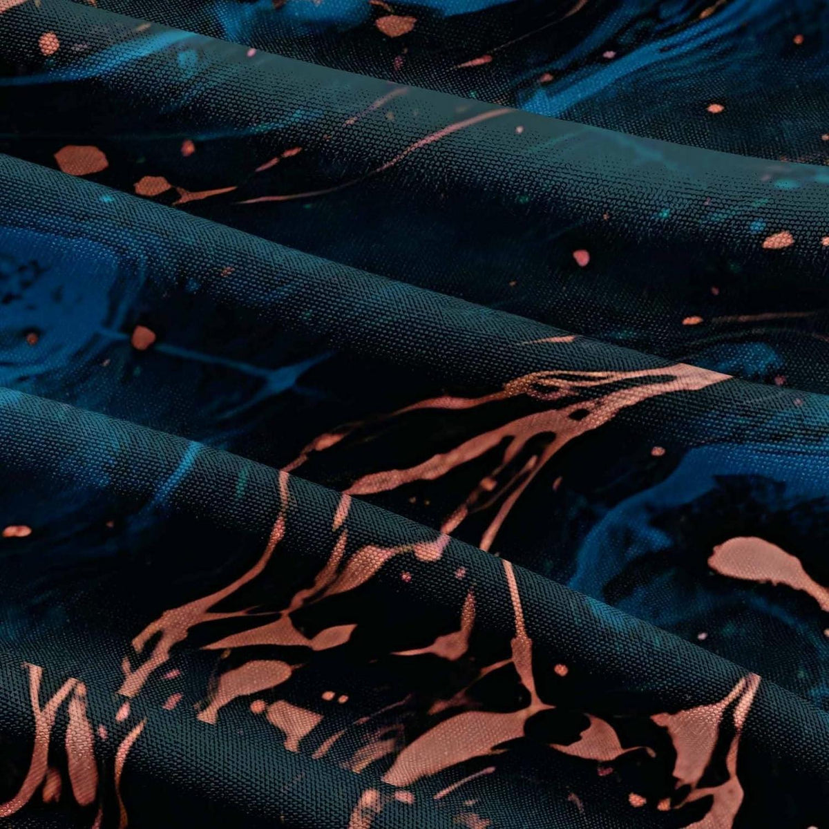 4tlg. Bettwäsche Dunkelgrün Schwarz Marmor Optik 135x200 cm
