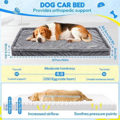 Hundebett Auto – Rutschfest & Waschbar, Dunkelgrau