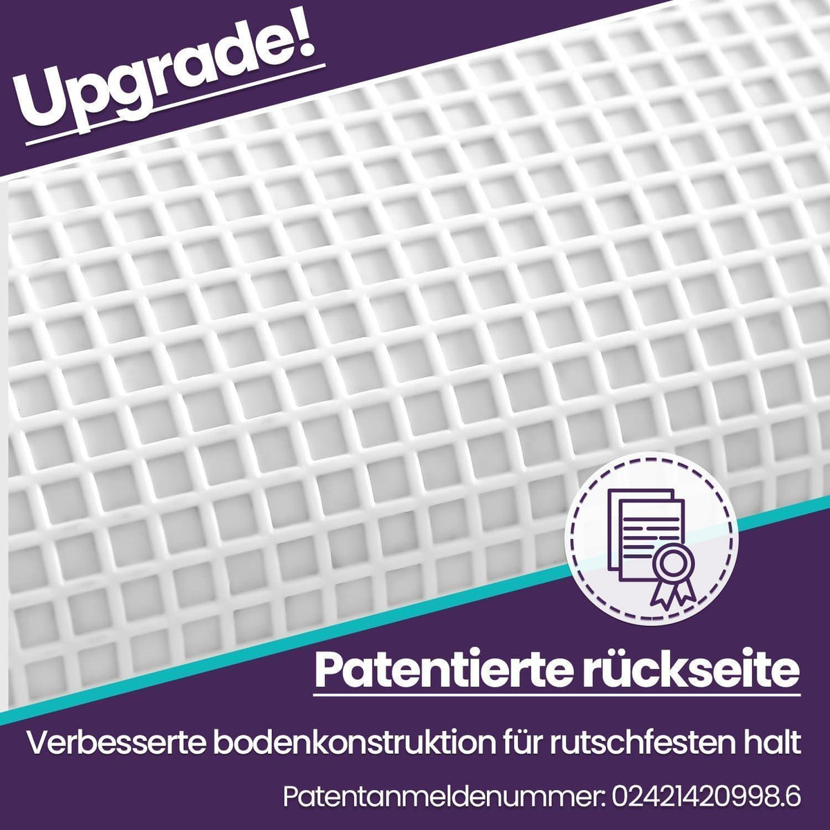 Badematte 50x80 cm rutschfest, weich & saugfähig – Waldgrün