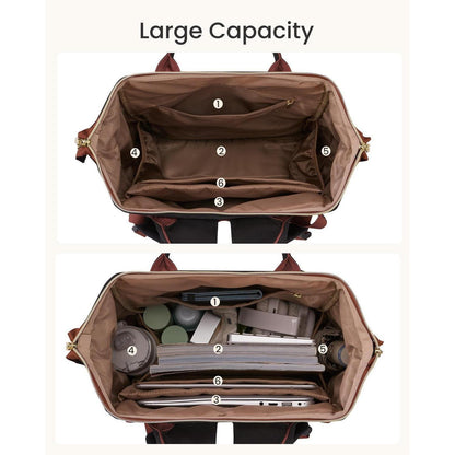 Laptop Rucksack Damen 15,6 Zoll – Wasserdichter Schulrucksack für Reisen