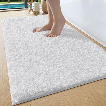 DEXI Badematte 60x110 cm - Rutschfest, Flauschig & Waschbar