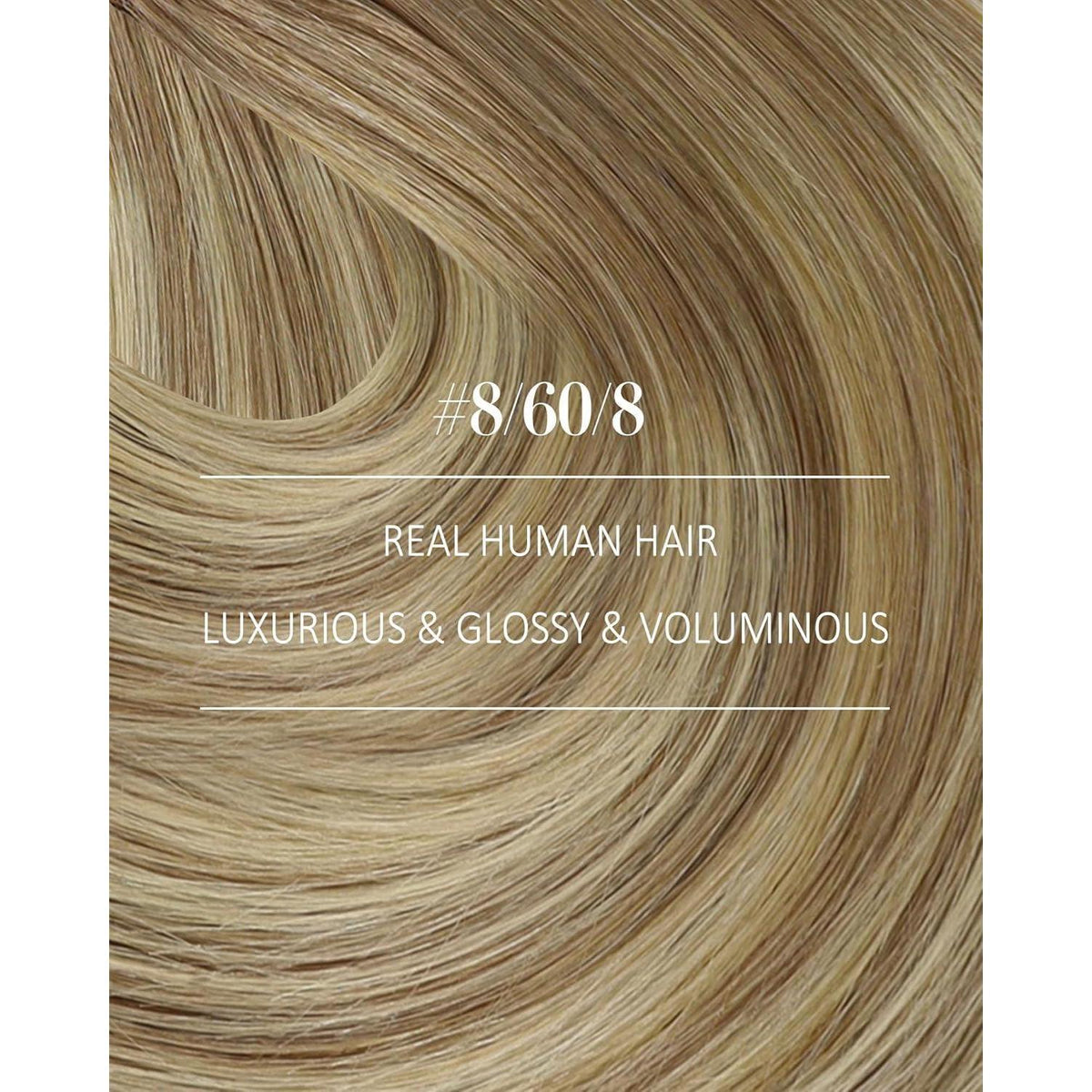 Echthaar Clip-in Extensions Ombre 50cm - Volumengeber