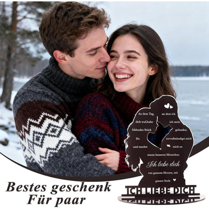Acryl Schild "Ich Liebe Dich" - Geschenk für Paare & Verliebte