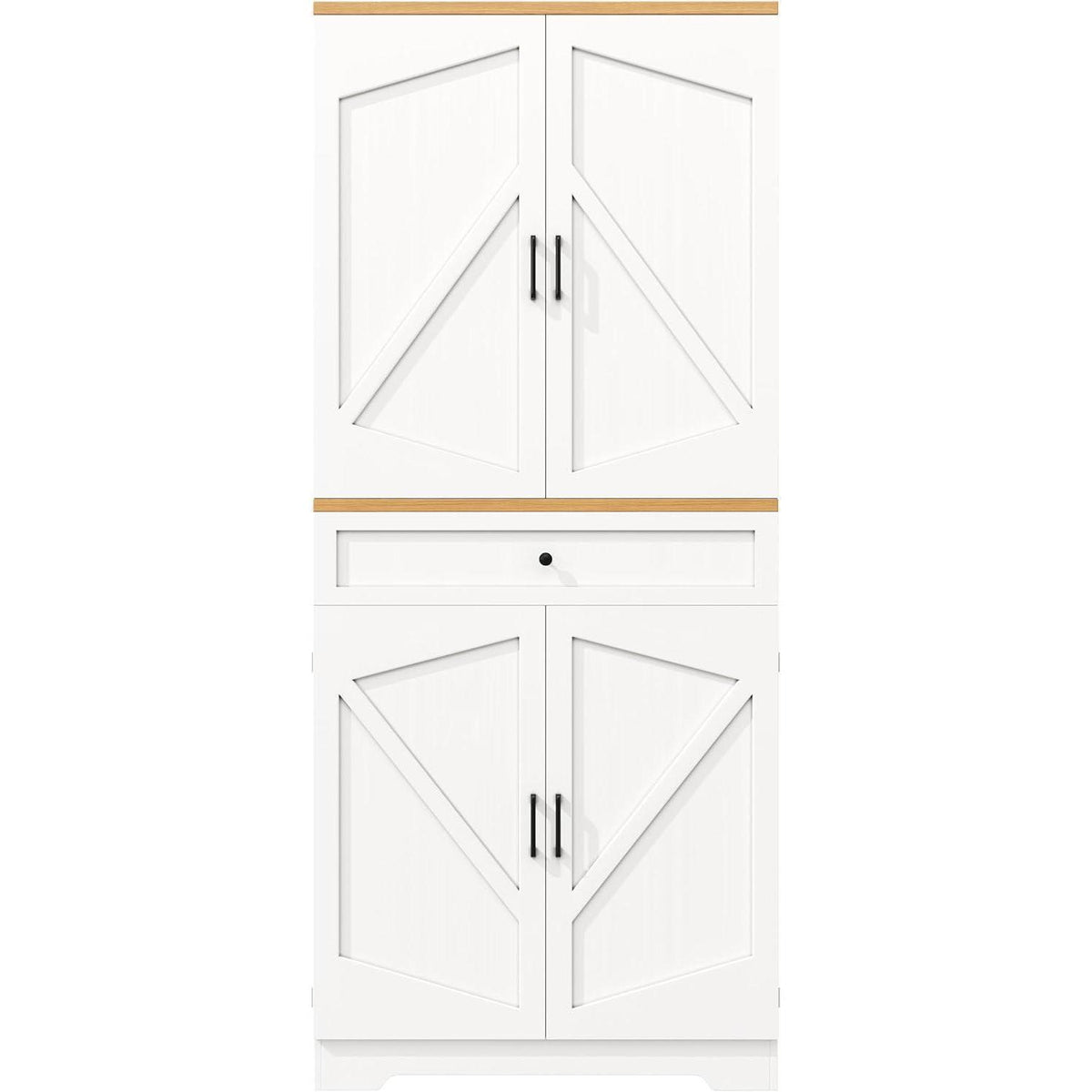 Moderner Küchenschrank 80x40x180cm mit Schubladen & Fächern