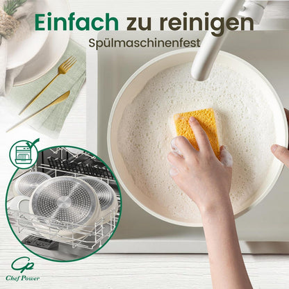 19-teiliges Topf- & Pfannenset mit Titan-Keramik-Antihaftbeschichtung
