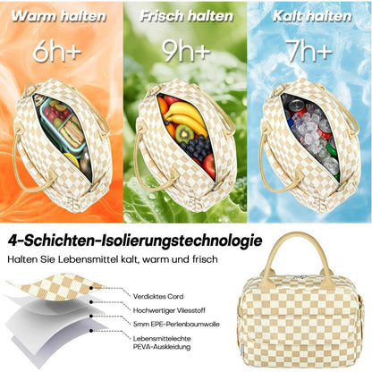 Isolierte Lunchtasche Kühlbox für Damen & Herren – Vielseitig & Stilvoll