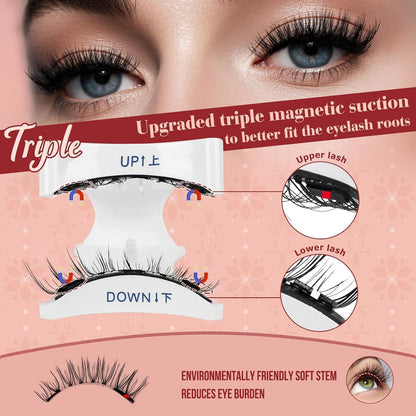 Magnetische Wimpern ohne Kleber – Natürlicher Look & Applikator