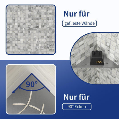 Eck-Duschregal Edelstahl 2er-Pack – Platzsparend & Robust