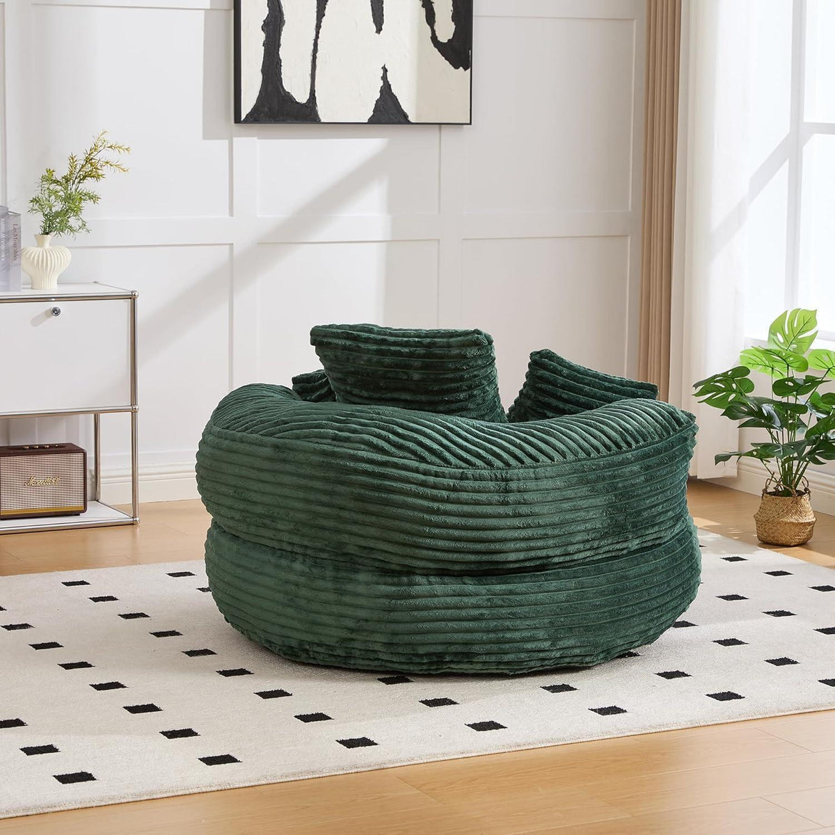 Boneless Lounger Sitzsack Sofa | Gaming & Entspannung | Smaragdgrün