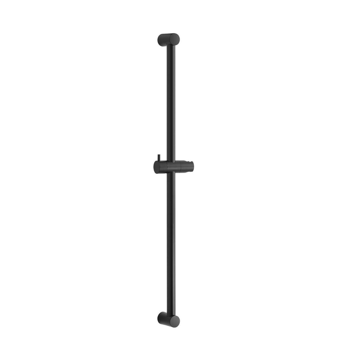 Verstellbare Duschstange 90cm Schwarz – Wandmontage & Duschkopfhalterung