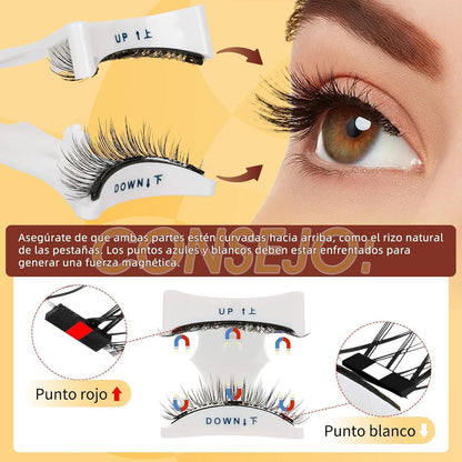 Magnetische Wimpern ohne Kleber – 1 Paar (JES-06)