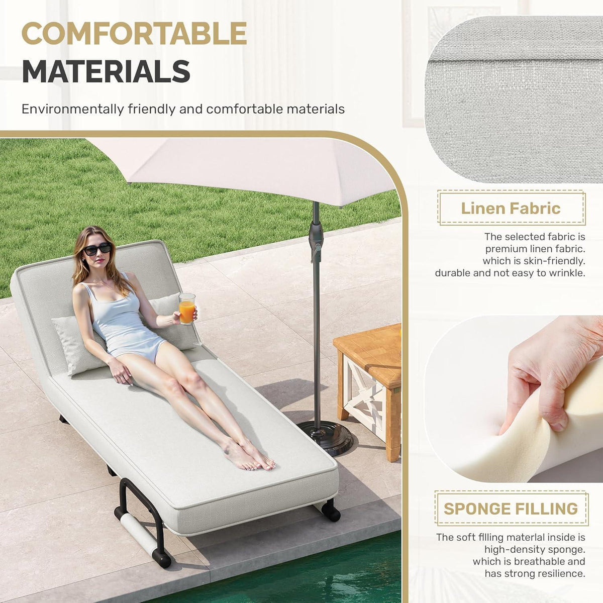 4-in-1 Schlafsessel: Platzsparendes Bett & Relaxsessel Grau